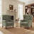 Angiolino Upholstered Button Tufted Small Accent Chair Armchair-1381443098
