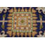 Tapis bleu All-Over Oushak 8 x 10