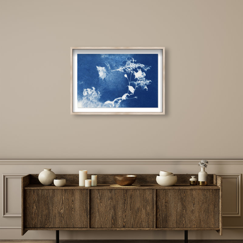 Faded Poetry II Print by Oliver Gal, 37.5"H x 25.5"W, Natural Oak Shadowbox