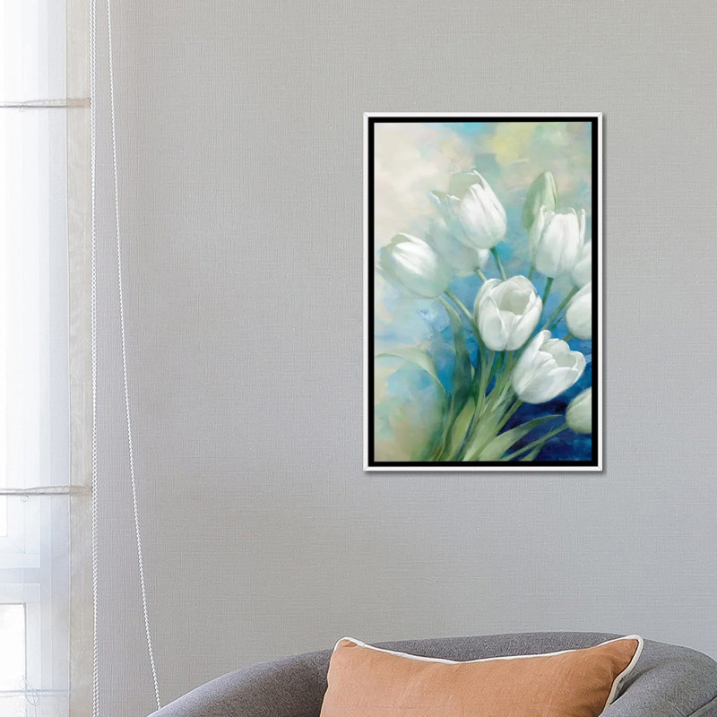 "holland spring i" par rogier daniels-reproduction d’art, H 26 po x l 18 po x P 1,5 po, Toile blanche encadrée