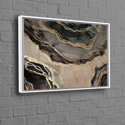 Modern Printed Canvas With Accents For Wall Art And Home Decor Showcasing Abstract Art_2