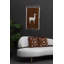 Llamas Sheep Wool Handwoven Tapestries, Aged Bronze Wall Mount, Terracota, Set Of 2-1386177032