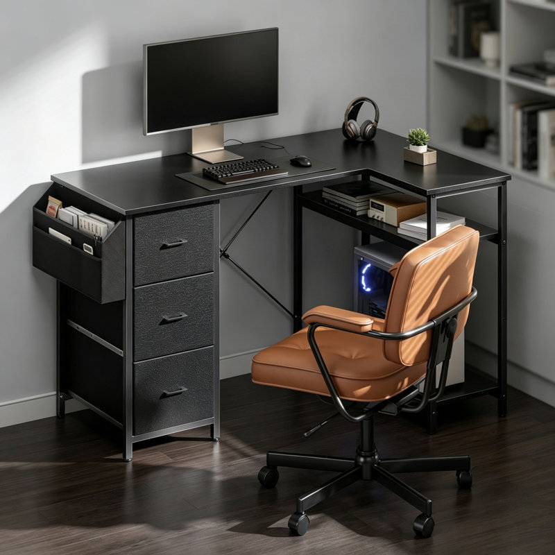 L-Shaped Computer Desk