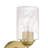 Lakeville 1 - Light Steel Dimmable Wallchiere with Clear Glass Shade Wall Sconce