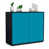 Anthracite/Turquoise