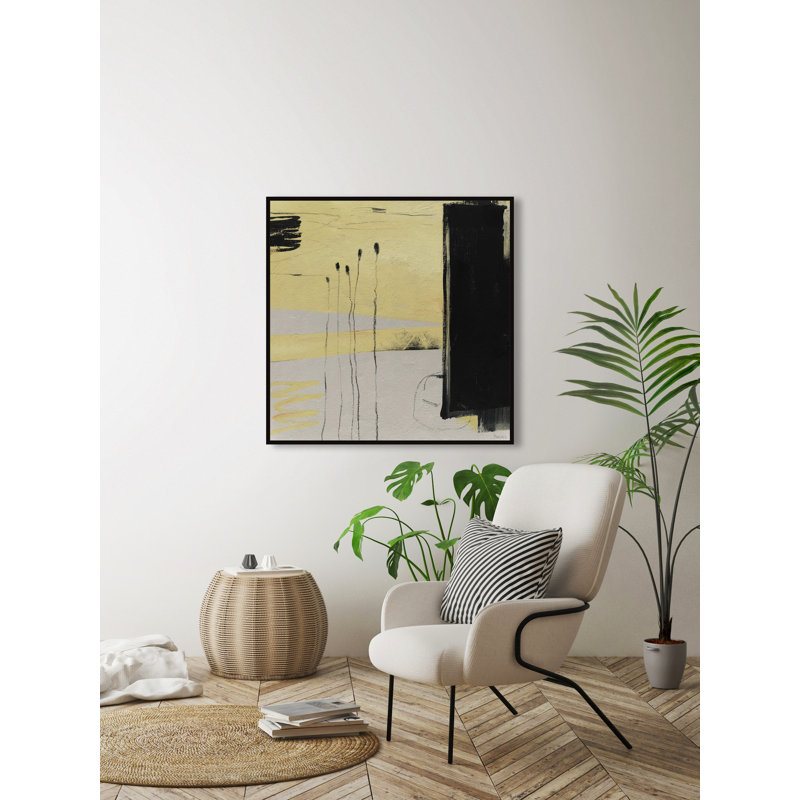 «Better Plan» par Parvez Taj - reproduction de cadre flottant sur toile, H 12 po x l 12 po x P 1,5 po