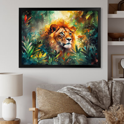 " Colorful Lion Portrait II "