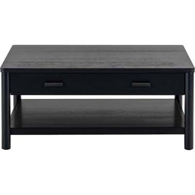Couture Collection Jaylessa Black 1-drawer Coffee Table