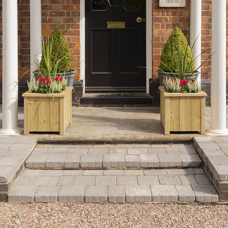 Rowlinson Premium Heritage Square Planter 40cm - 2 Pack