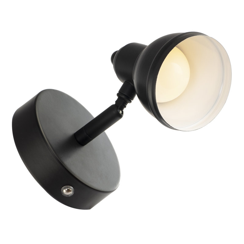 Wall Sconce, Matte Black