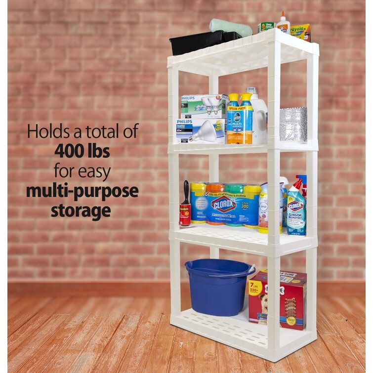 4-Shelf Standard Duty Storage Unit - Plano