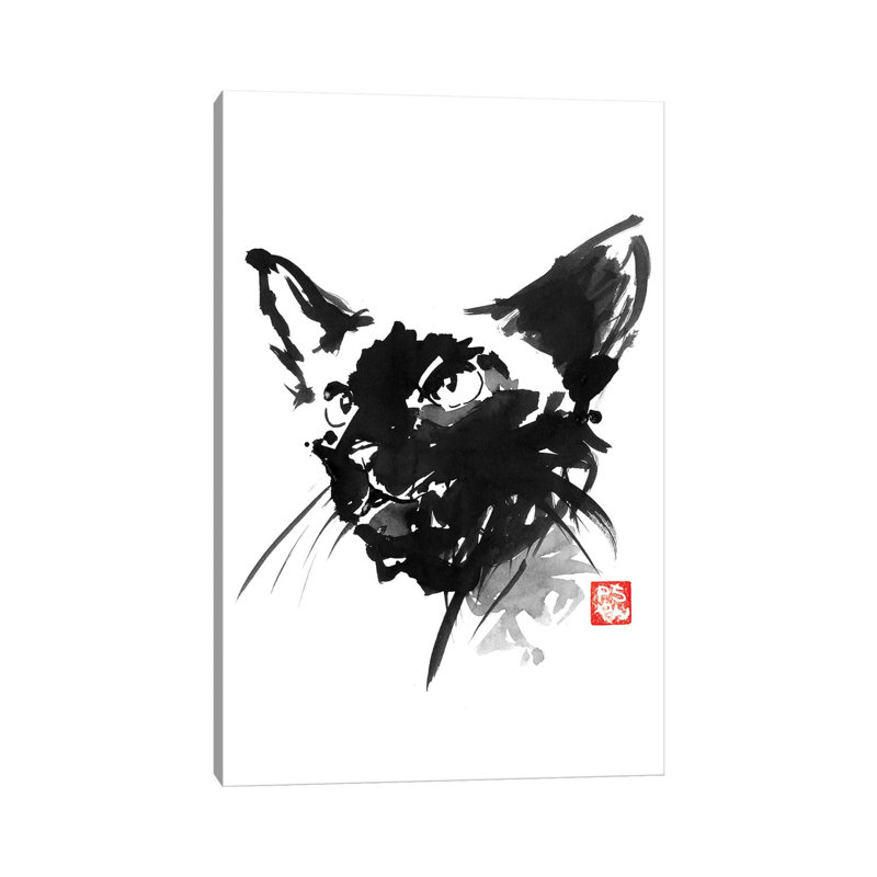 Blue Eyes by Péchane - Print on Canvas, Wrapped Canvas, 66.04 cm H x 45.72 cm W x 3.175 cm D
