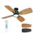 42 Inch Ceiling Fan With Light With Remote Control-1479473823