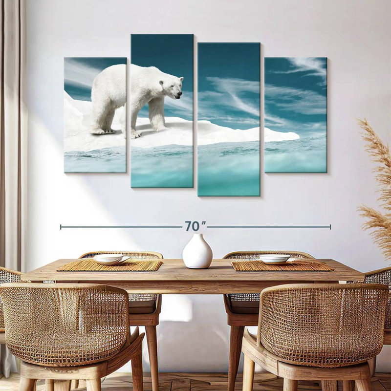 Brampt Ice Bear, 42" H x 68" W