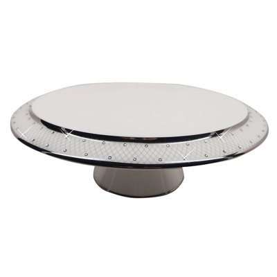 Princess Platinum Bone China Cake Stand