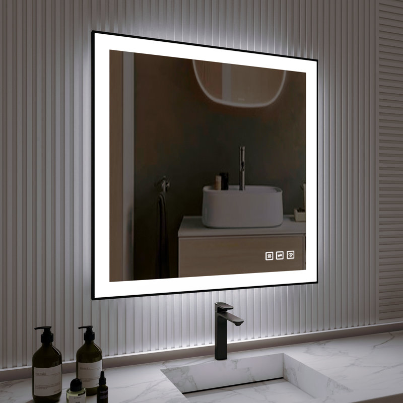 Aluminum Flat Mirror, 36" H x 36" W