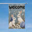 Drapeau de jardin lapin, 35 x 24 po, pour décoration saisonnière