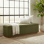 Banc de rangement rembourré 60 po Modern