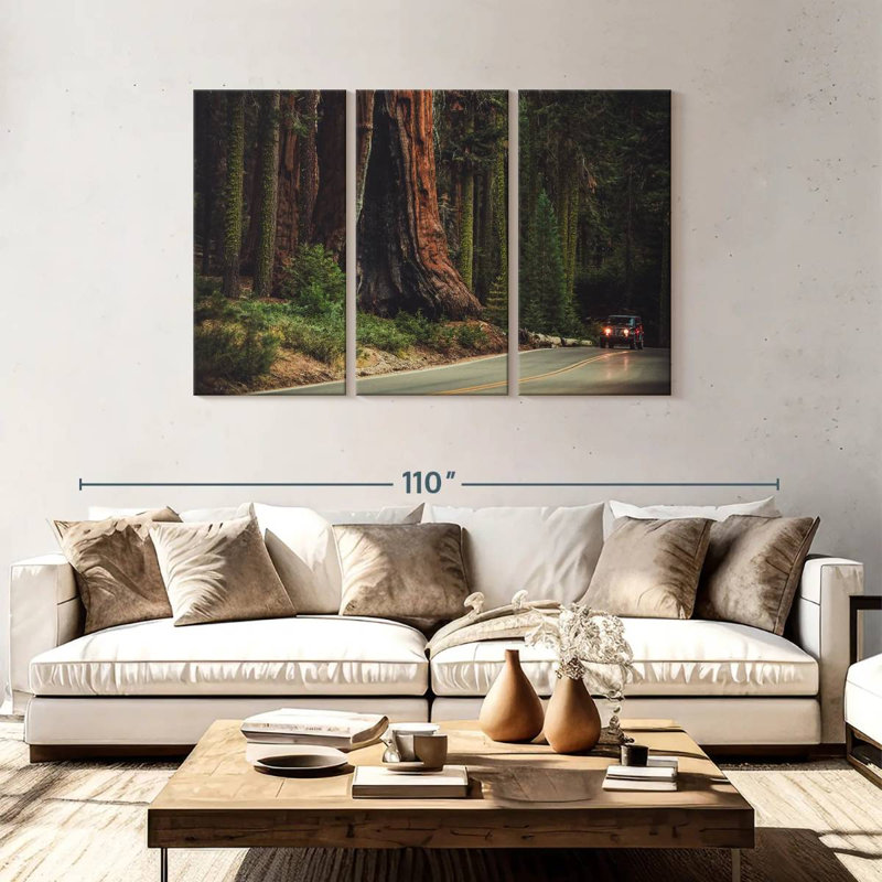 Harnek Sequoia Lined Highway, 48" H x 74" W