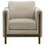 Hennig 3-Piece Upholstered Panel Arm Sofa Set Taupe