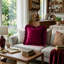 Housses de coussin décoratives luxueuses à volants en velours, pour canapé ou fauteuil.-133653753-133653755