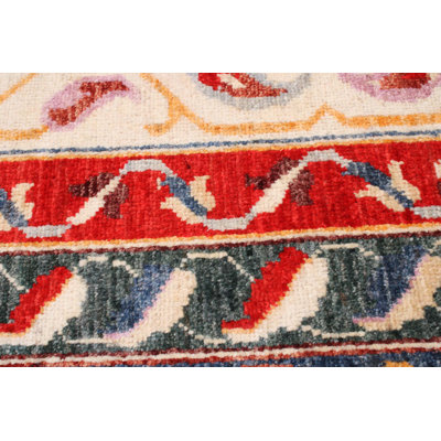 One-of-a-Kind 8'1" X 9'10" New Age Wool Area Rug in