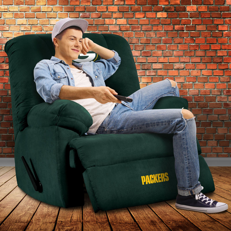 NFL Upholstered Recliner, Green Bay Packers
