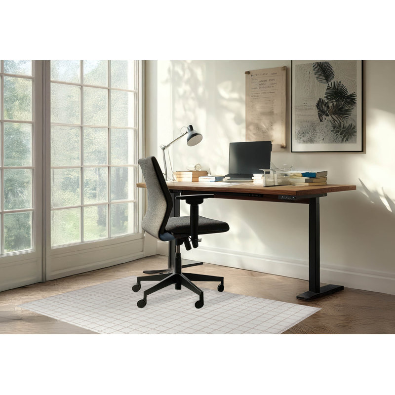 Tapis de bureau léger Rebar, L 6 pi x L 4 pi, Taupe