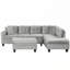 Canapé modulaire moderne avec repose-pieds avec rangement 2 coussins et porte-gobelets pour le salon-2085137514