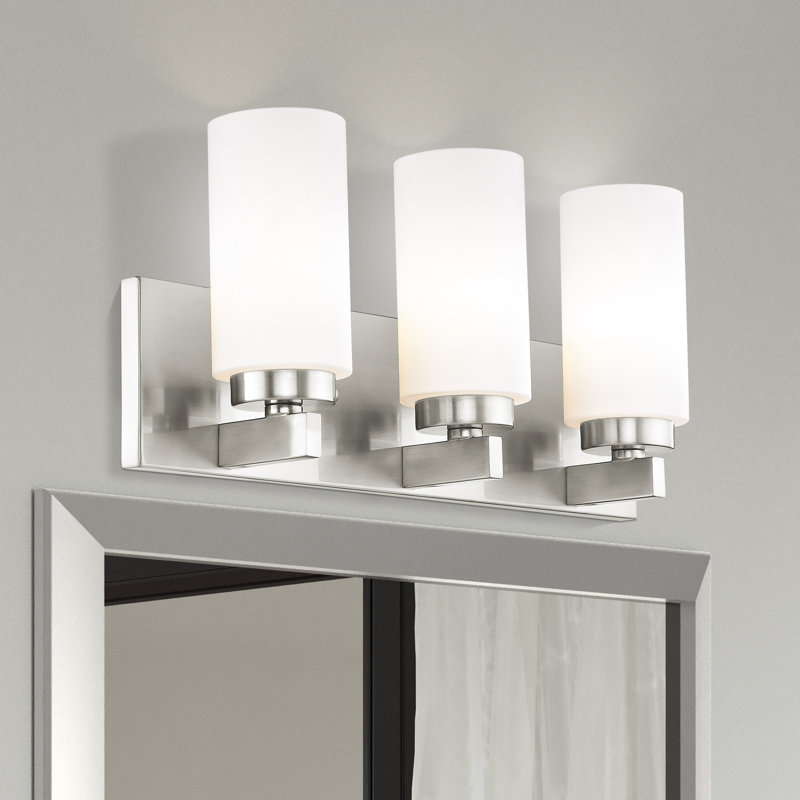 Kirkwood 3 - Light Dimmable Vanity Light, Brushed Nickel