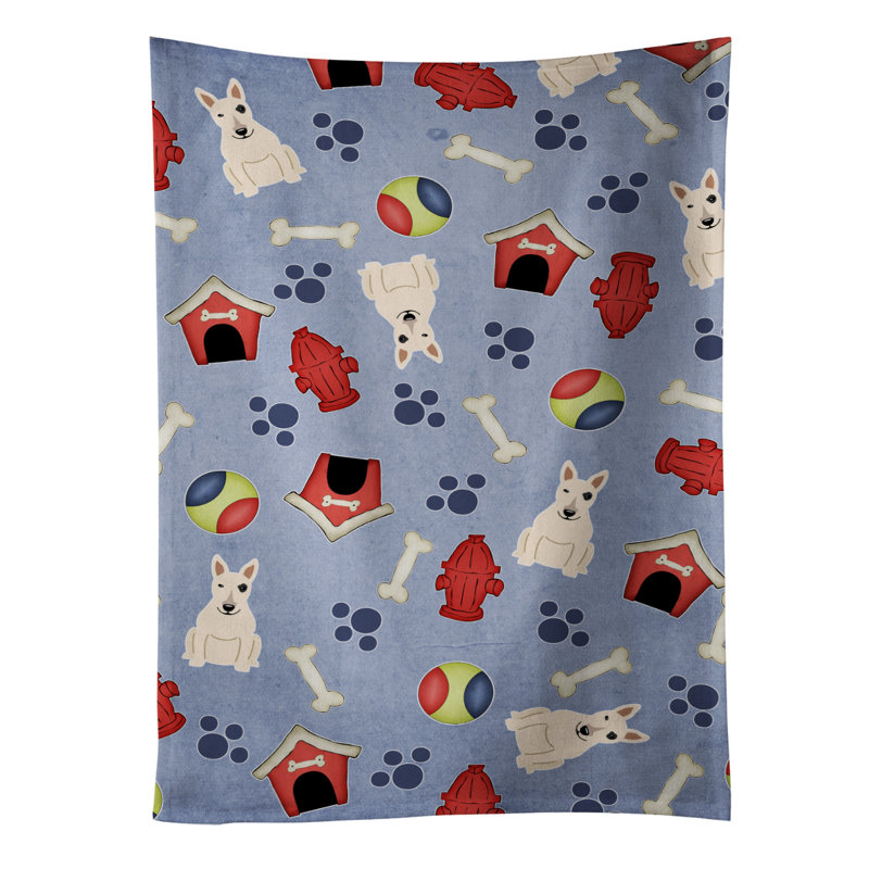Chiffons pour chien terrier dog house