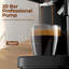 Machine à expresso 20Bar Electactic - 3-en-1 avec mousseur à lait, double chauffage, compatible avec les capsules