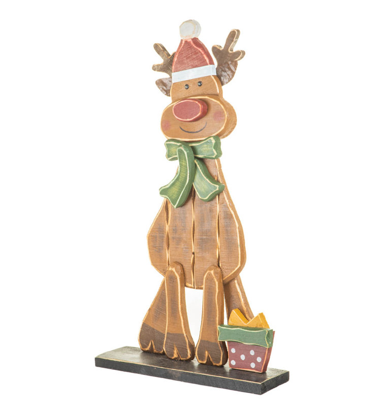 Brun fait à la main Rudolph