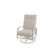 Chaise de patio pivotante avec coussins Askar