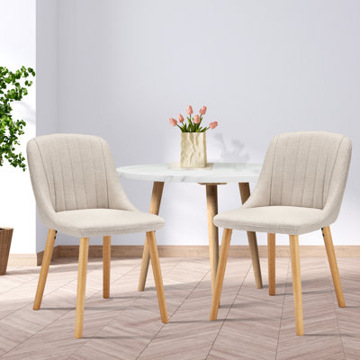  48.5cm H Linen Upholstered Side Chair