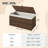 Boho Wicker Storage Trunk,Storage Basket,Bavan Rattan Basket