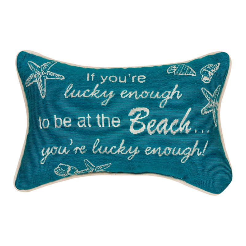 Coussin décoratif manuel 12,5 po x 8 po
