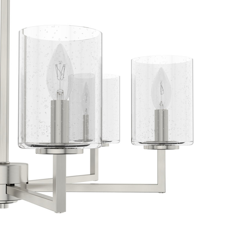 Kerrison 6 - Light Unique Classic Chandelier, Brushed Nickel