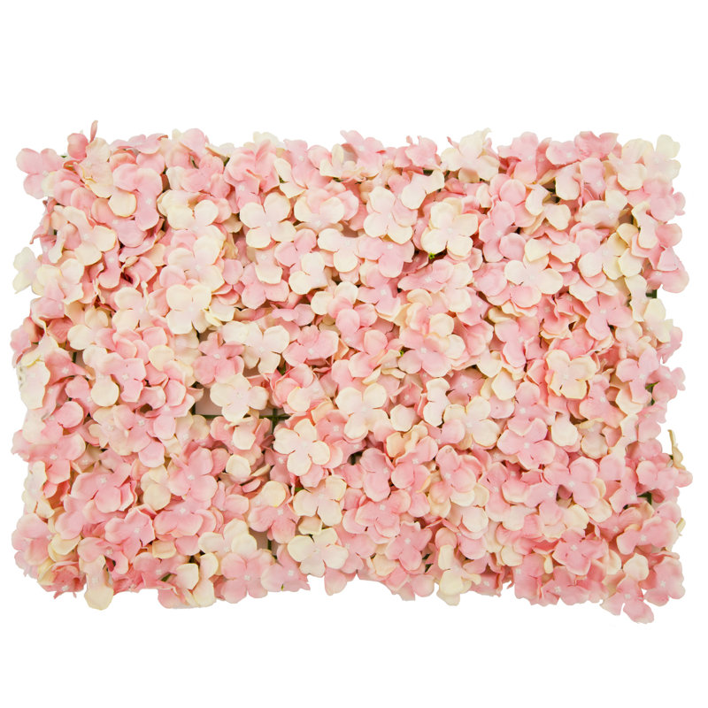 Tapis de fleur artificiel hortensia, Rosé
