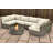 Lsi Fully Assembled 7 Peice Sectional Seating Group With Sunbrella Cushions And Fire Pit-606470885