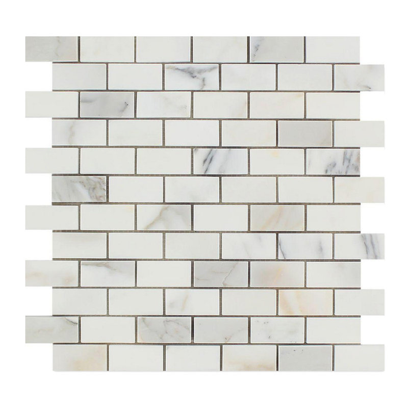 Carreau de mosaïque en marbre et brique