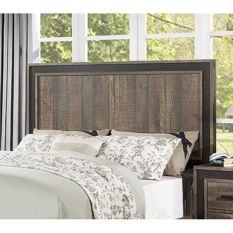 Grand lit 1pc avec tête de lit haute