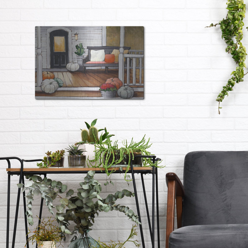 Art mural en métal luxueux, «Evening Evening» par Julia Purinton, H 12 po x l 16 po