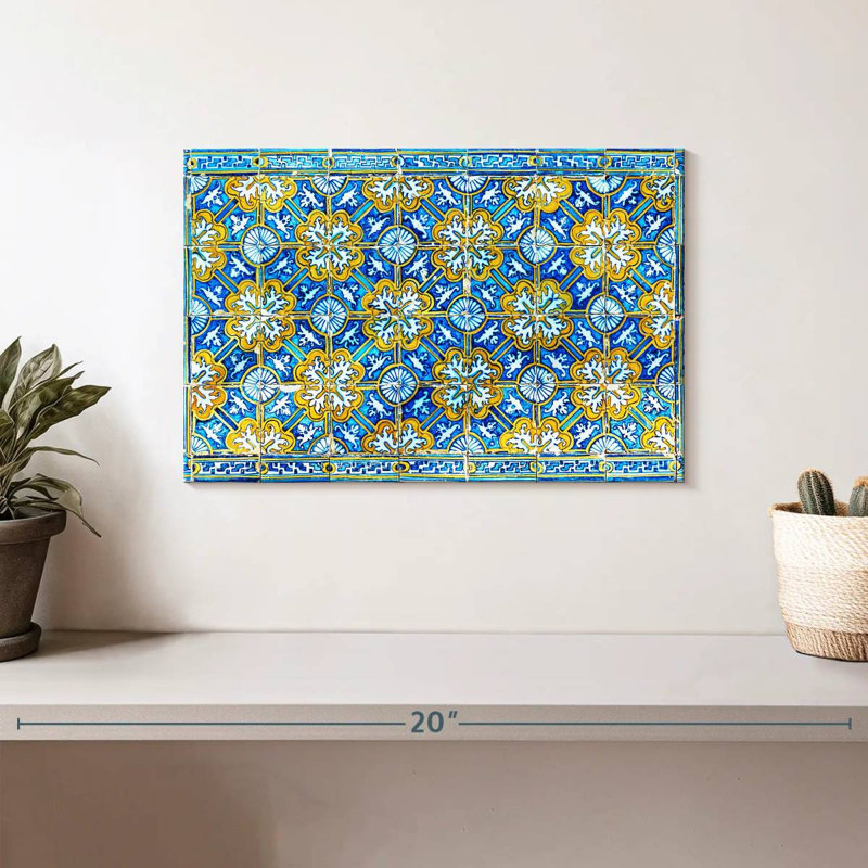 Lisbon Azulejos, H 8 po x l 12 po