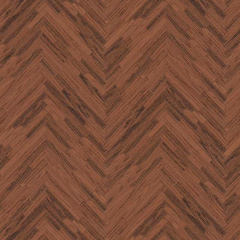 Charlee 10.05m x 70cm Matte Wallpaper Roll, Brown/Silver