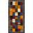 Checkered Wool Gabbeh Oriental Runner Rug 2x5