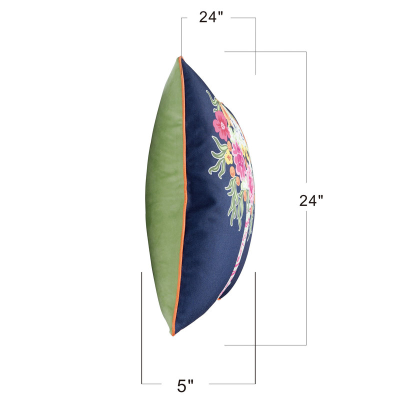 Housse de coussin carré en lin et insert, Oui