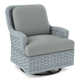 Somerset Upholstered Swivel Accent Chair