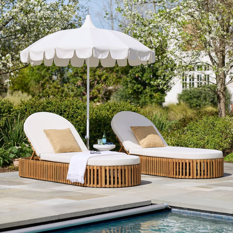 Chaise longue d'extérieur Bluehaven