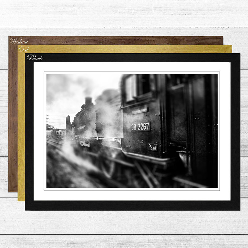 Single Picture Frame Print, Black